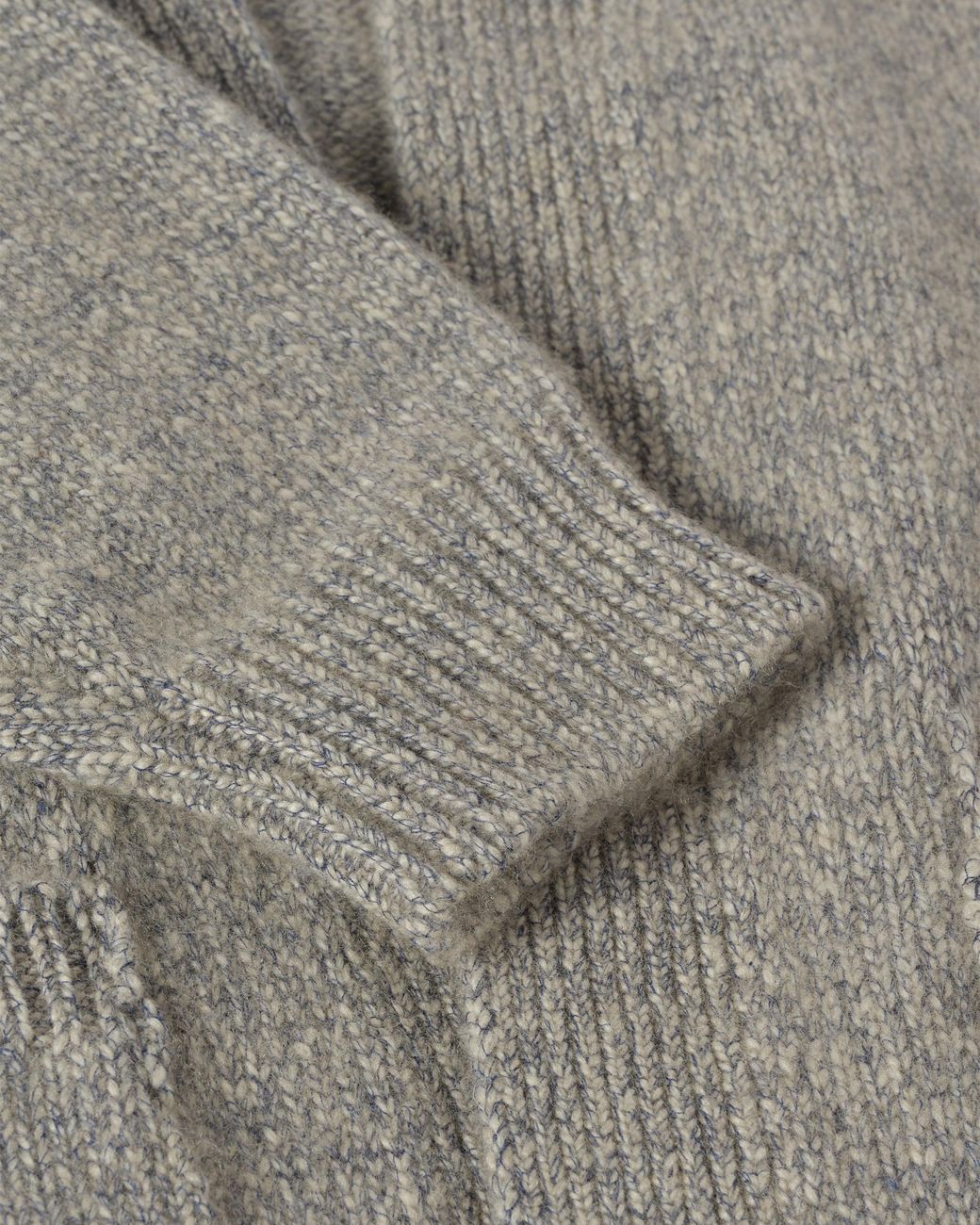 Johnstons White Bay Marl Cashmere & Cotton Cardigan