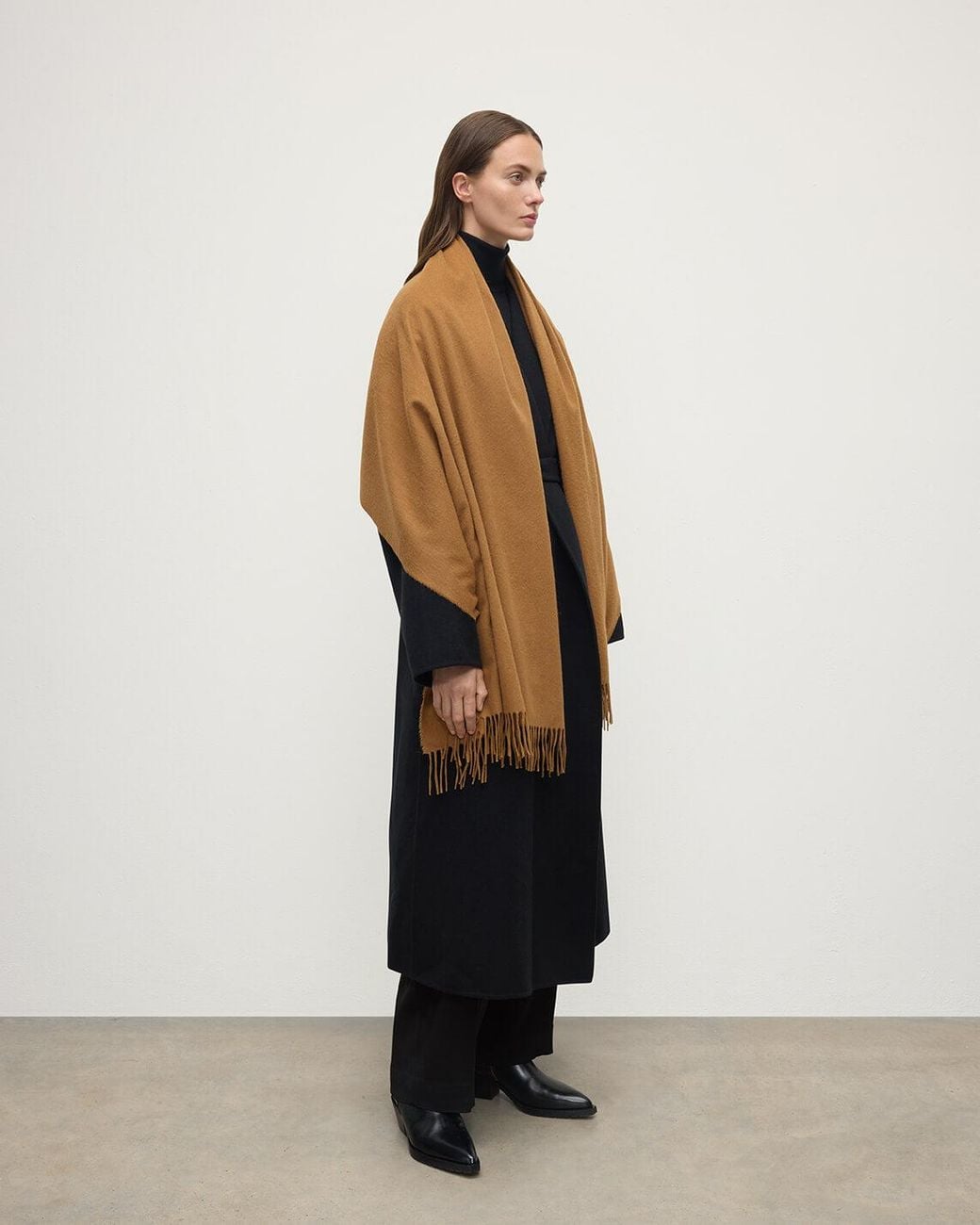 Johnstons Brown Pure Vicuña Stole