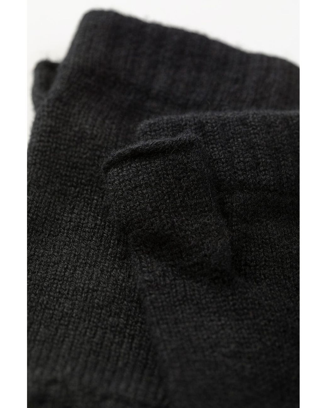 Johnstons Black Cashmere Wrist Warmers
