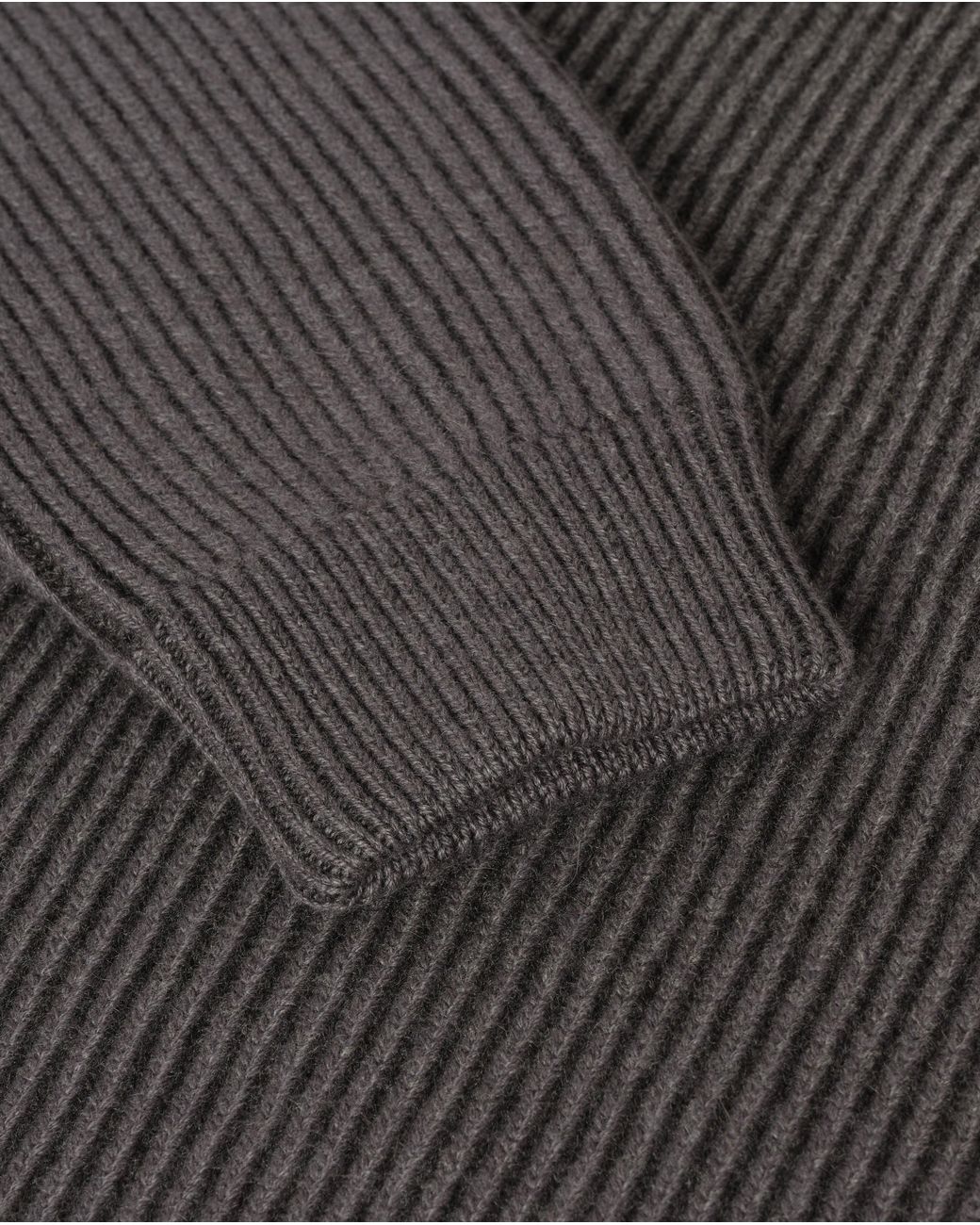 Johnstons Black Pioneer Ombre Cashmere Jumper for men