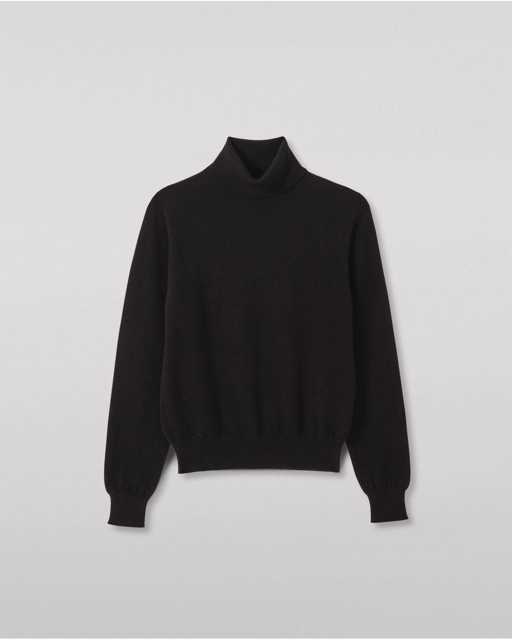 Johnstons Blue Iris Classic Roll Neck Cashmere Jumper