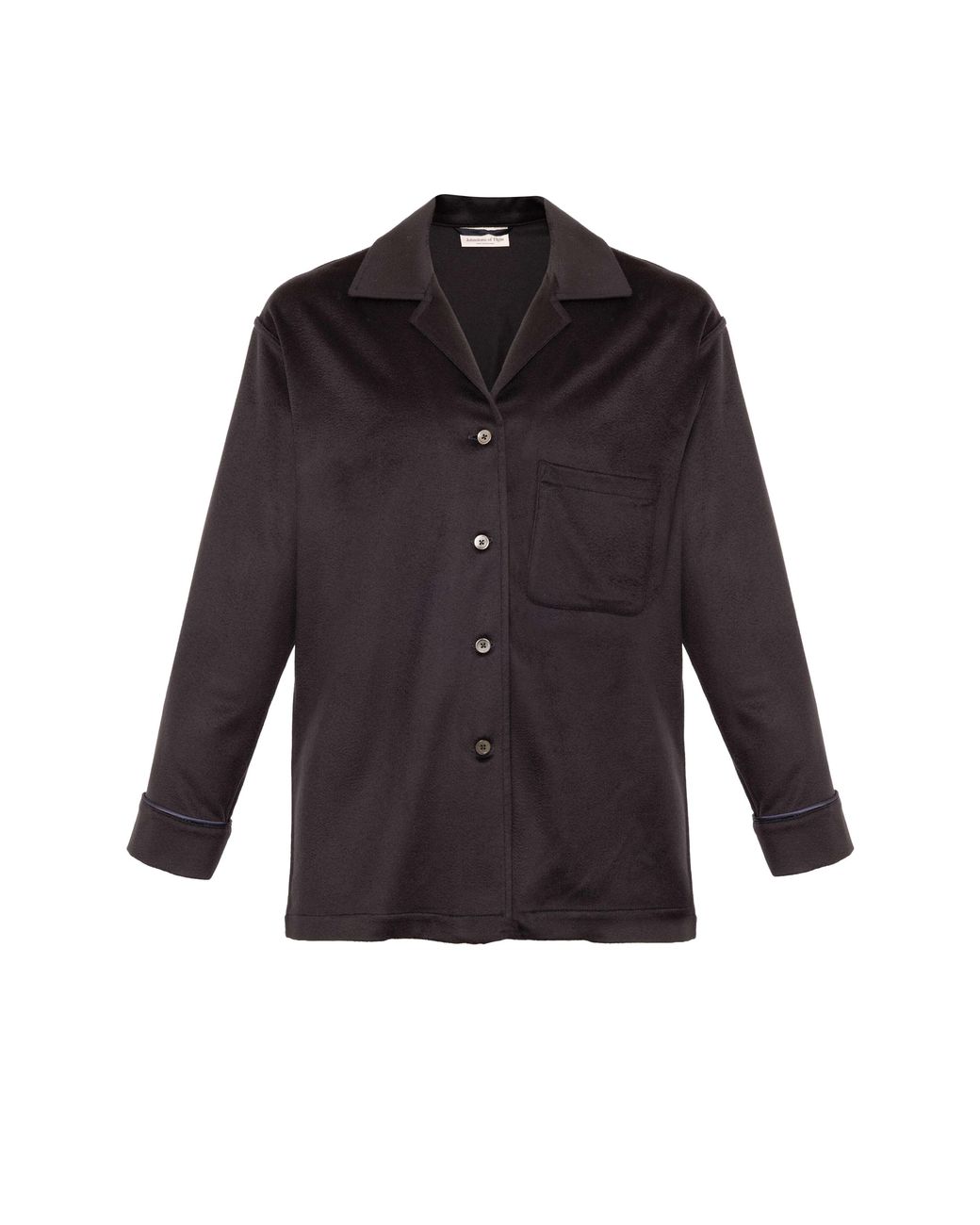Johnstons Black Cashmere Pyjama Lounge Set for men