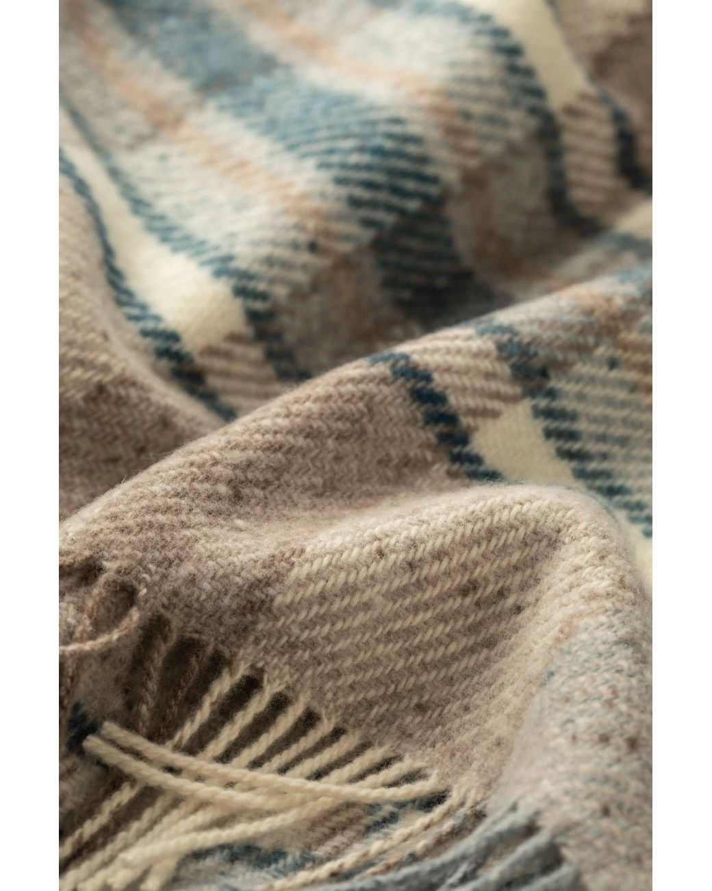 Johnstons Black Donegal Check Bed Throw