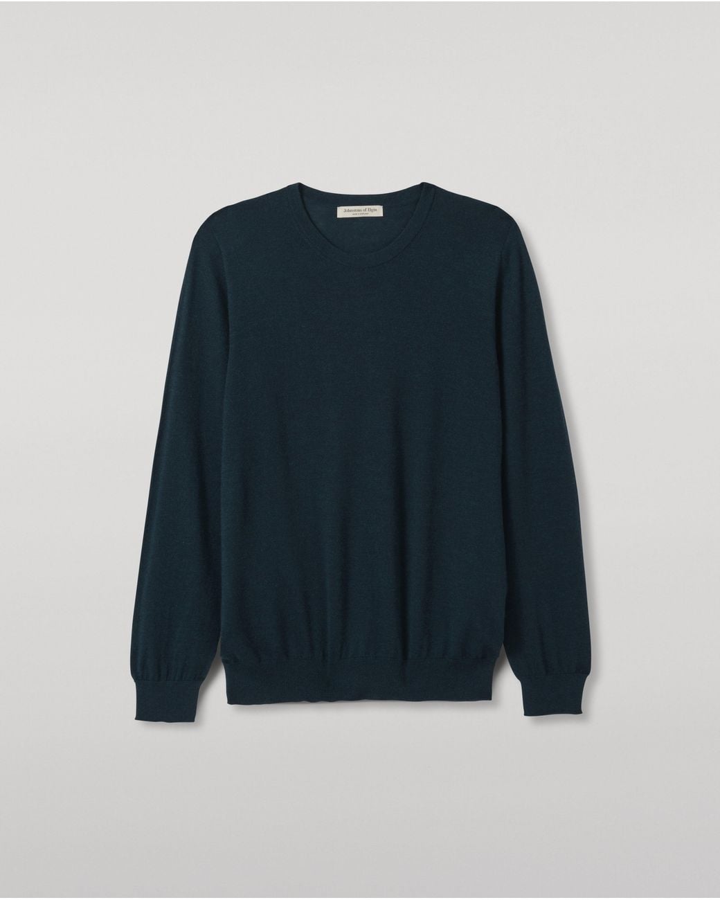 Johnstons Blue Fin Bottle Superfine Cashmere Jumper for men