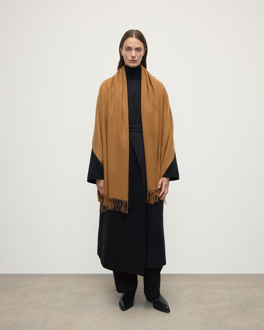 Johnstons Brown Pure Vicuña Stole