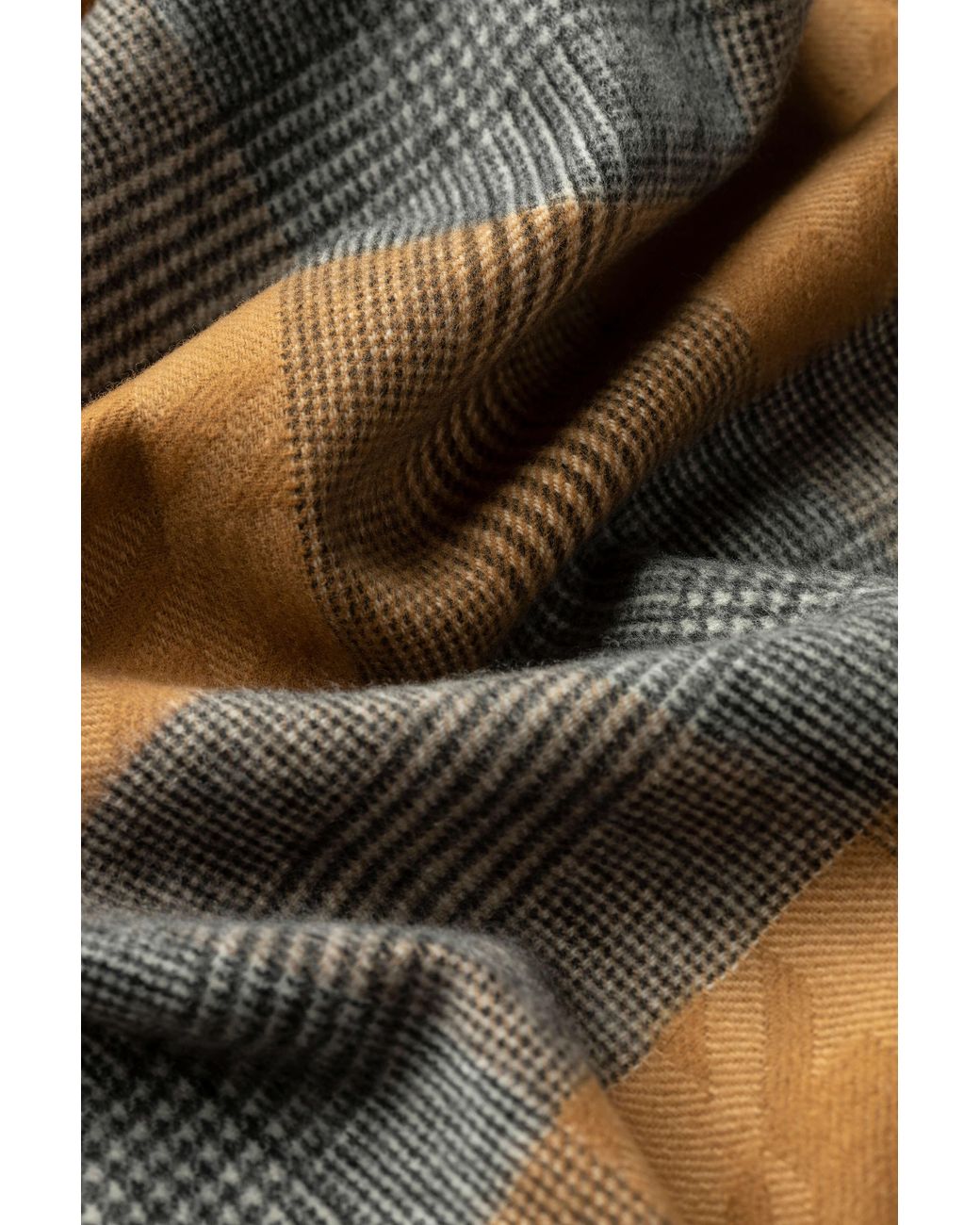 Johnstons Brown Camel Highgrove Heritage Scarf