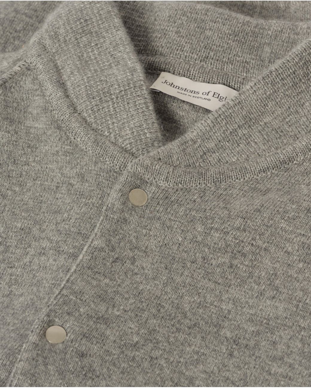 Johnstons Gray Keppie Cashmere Bomber Jacket for men