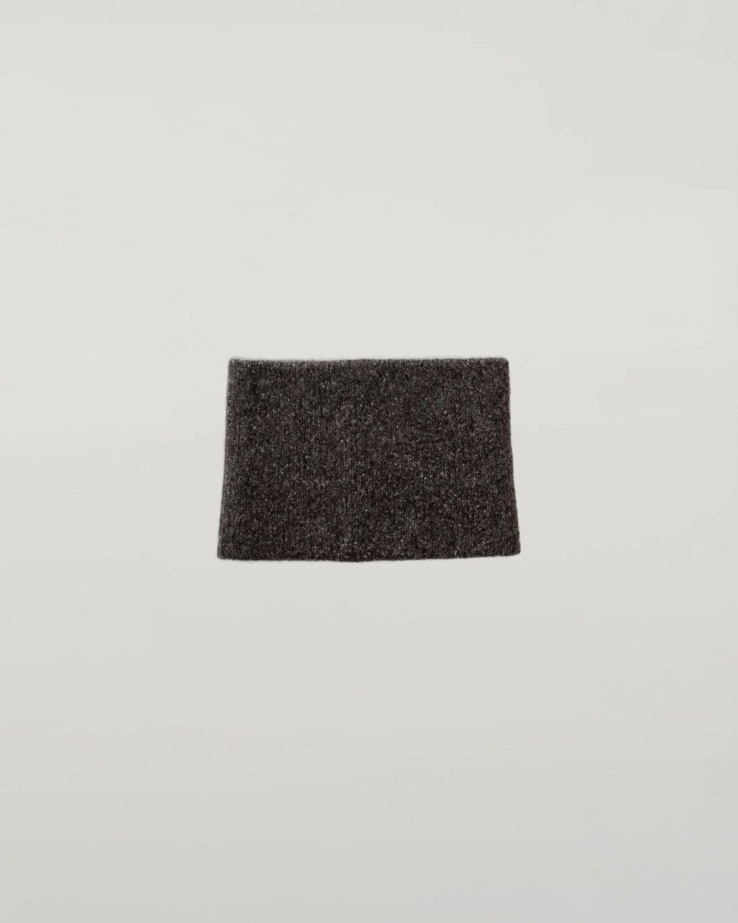 Johnstons Black Cashmere Bouclé Charcoal Snood