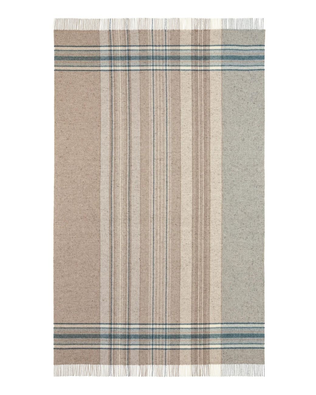 Johnstons Black Donegal Check Bed Throw