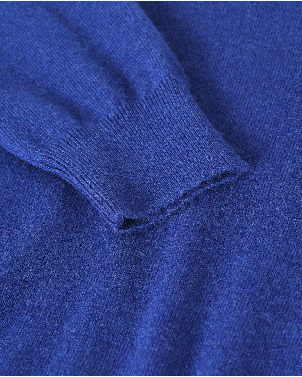 Johnstons Blue Iris Classic Roll Neck Cashmere Jumper