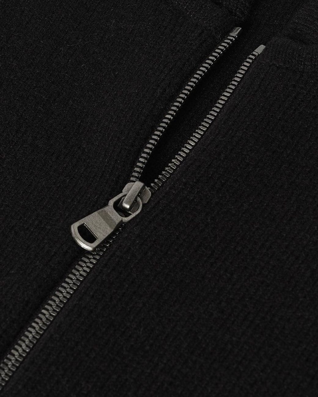 Johnstons Blue Milano Stitch Cashmere Baseball Jacket for men