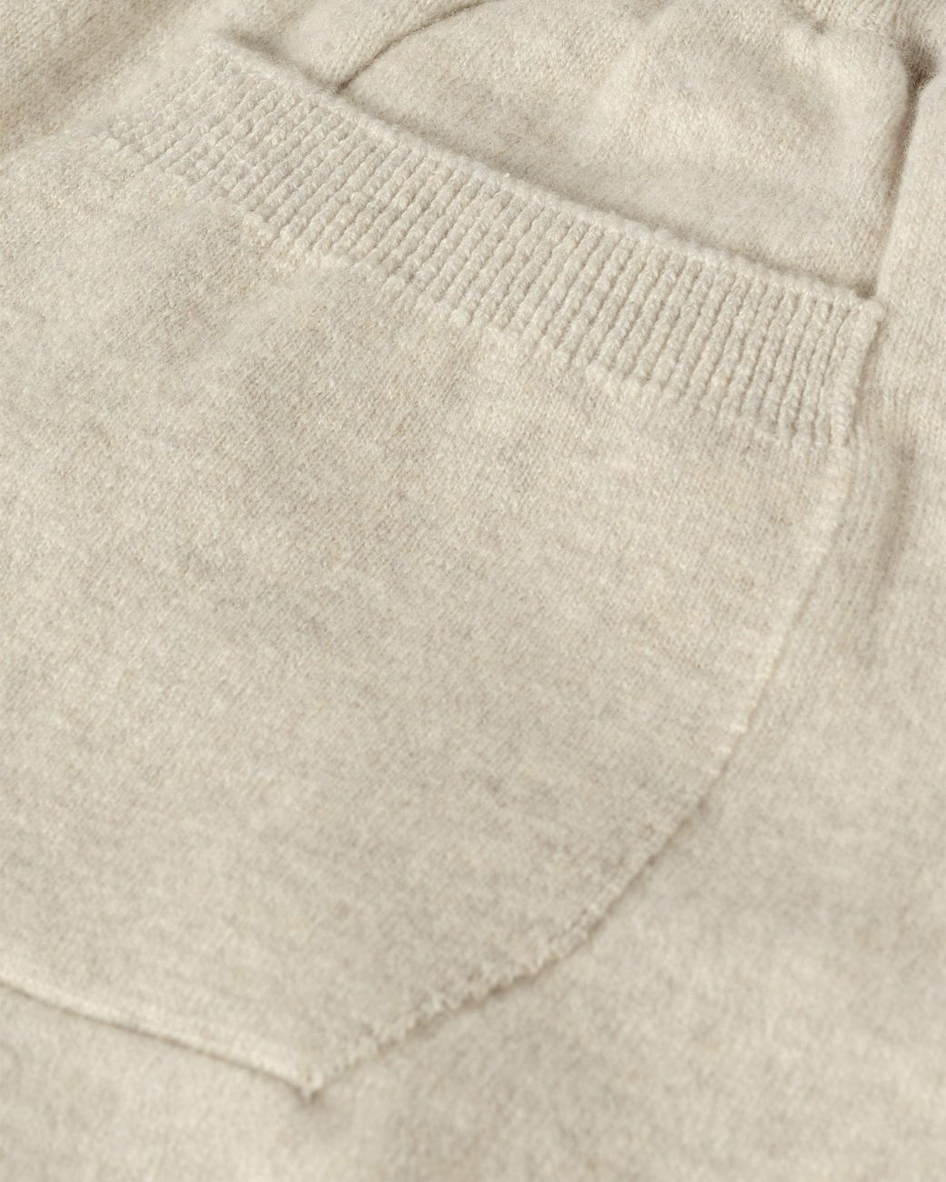 Johnstons White Kirk Natural Cashmere Sweatpants for men