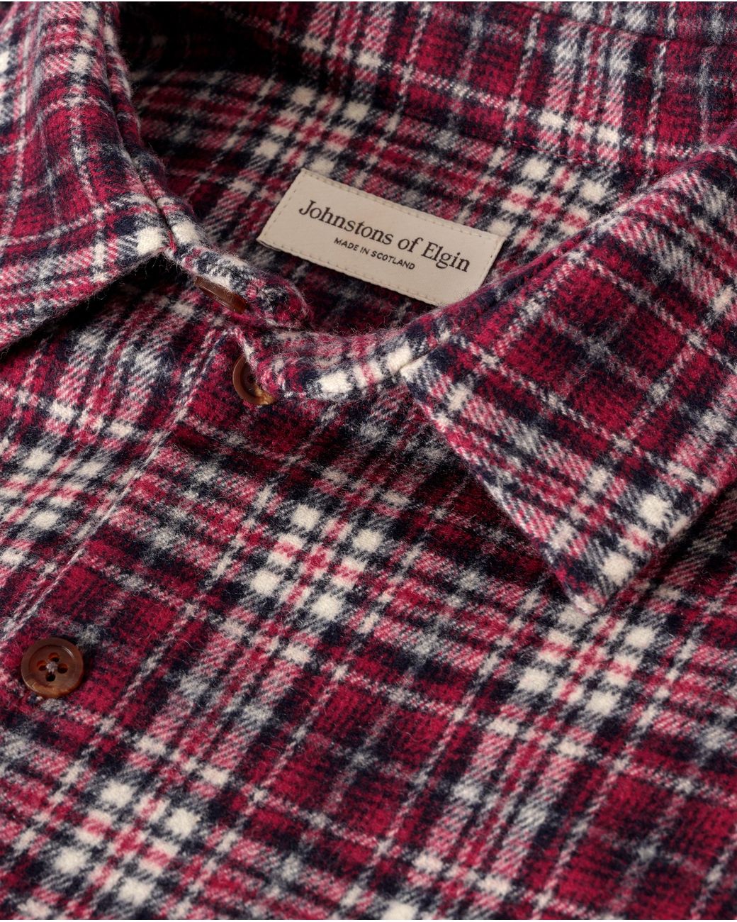 Johnstons Multicolor Capercaillie Plaid Overshirt