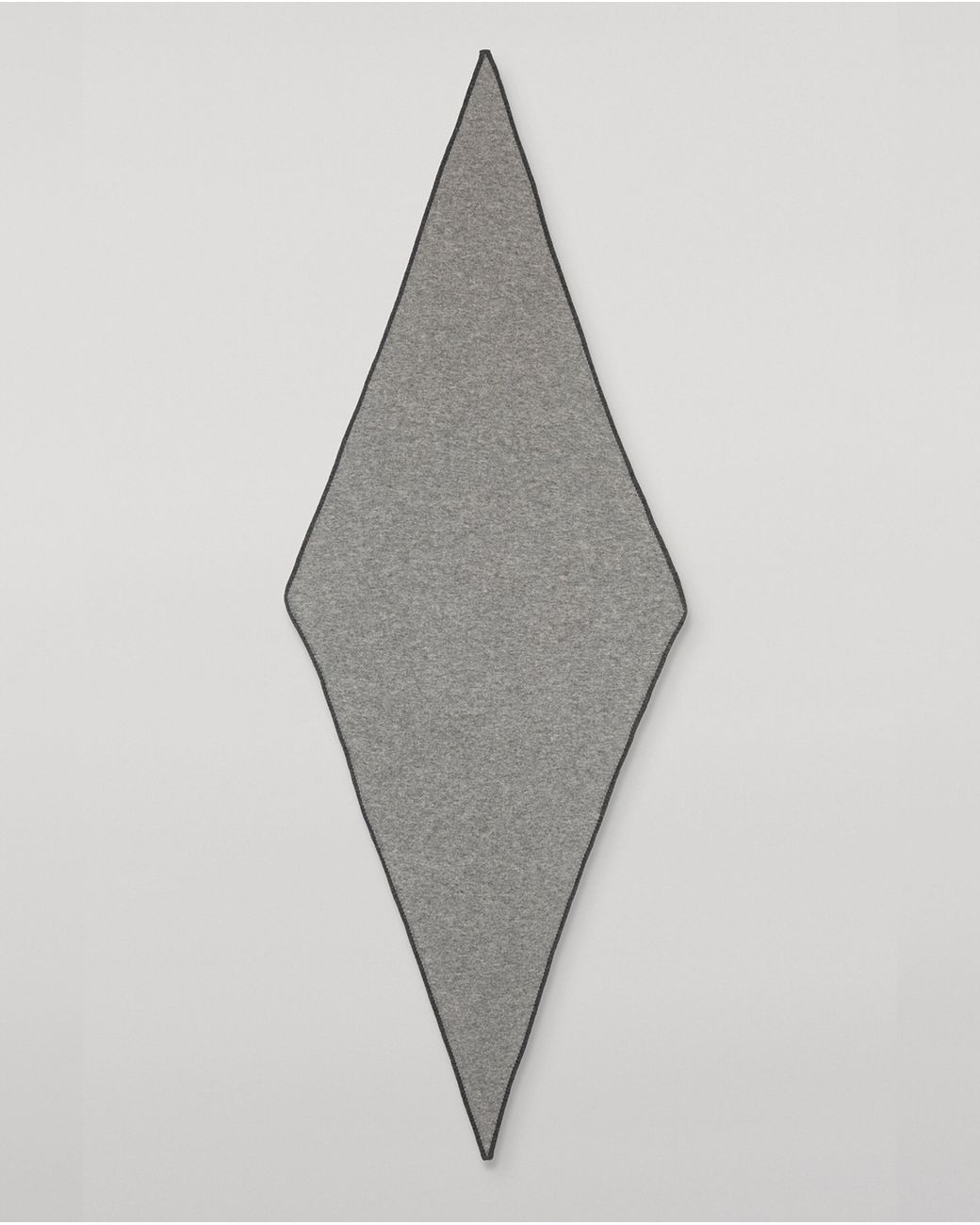 Johnstons Gray Ethel Cashmere Diamond Scarf