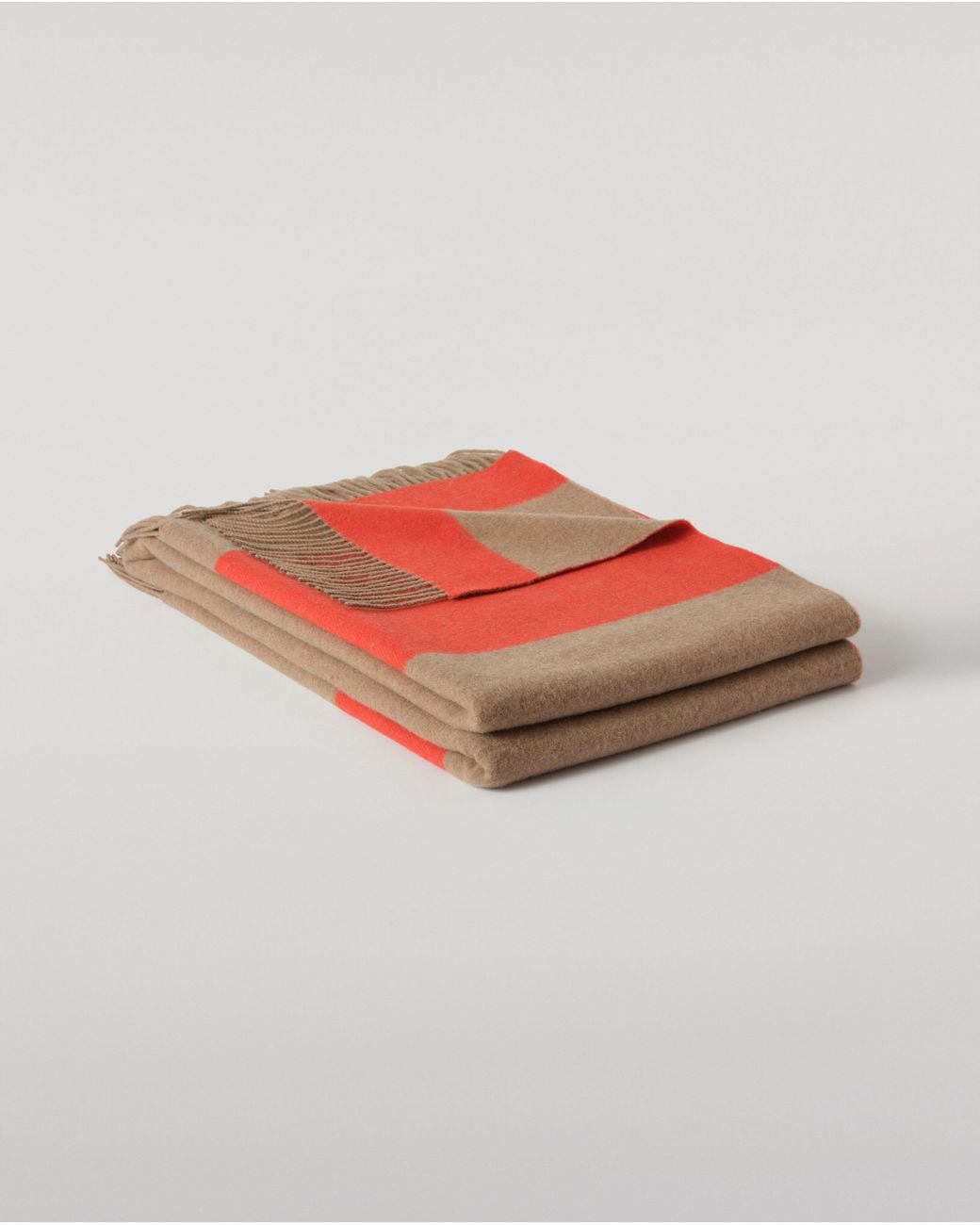 Johnstons Red Stripe Throw