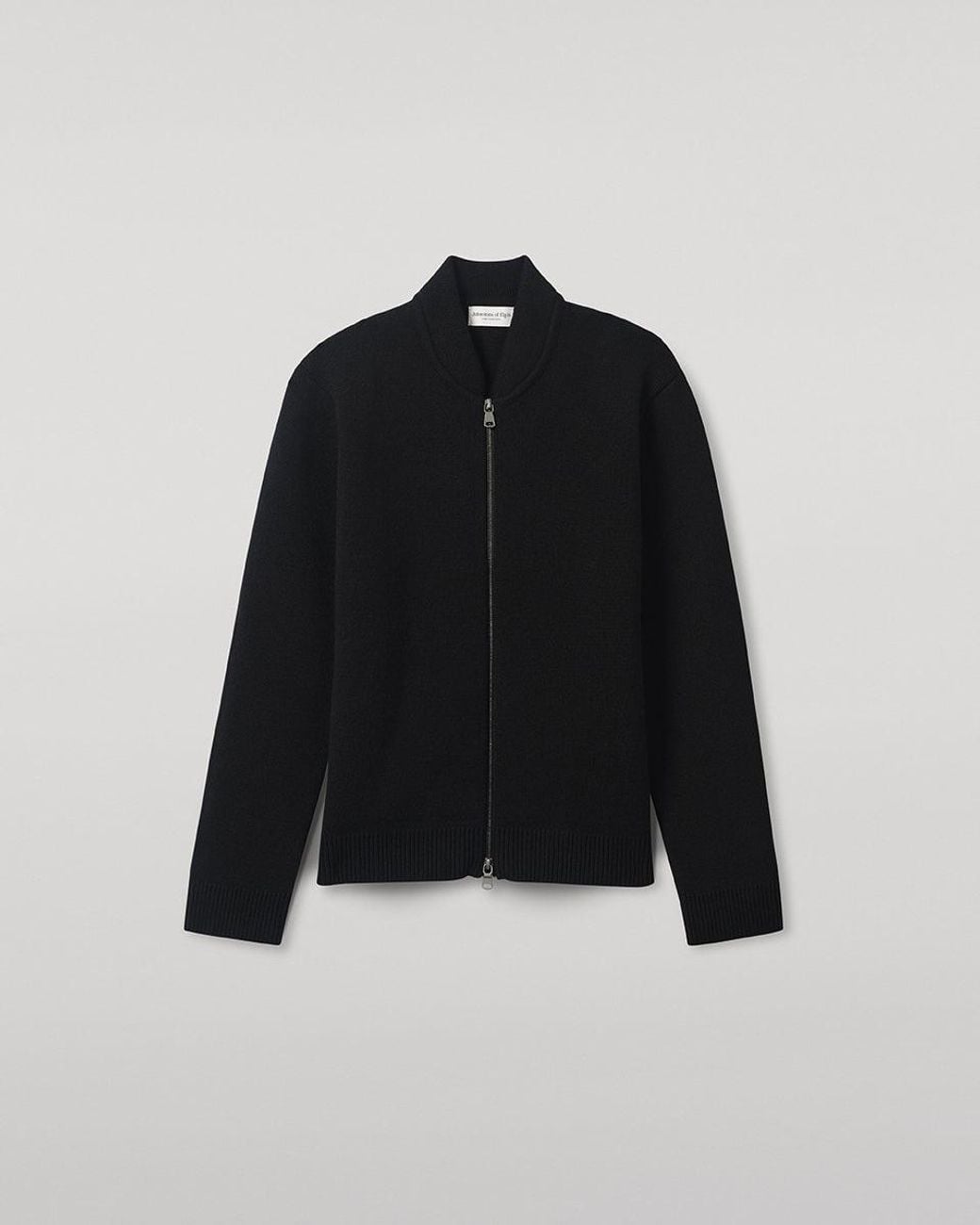 Johnstons Blue Milano Stitch Cashmere Baseball Jacket for men