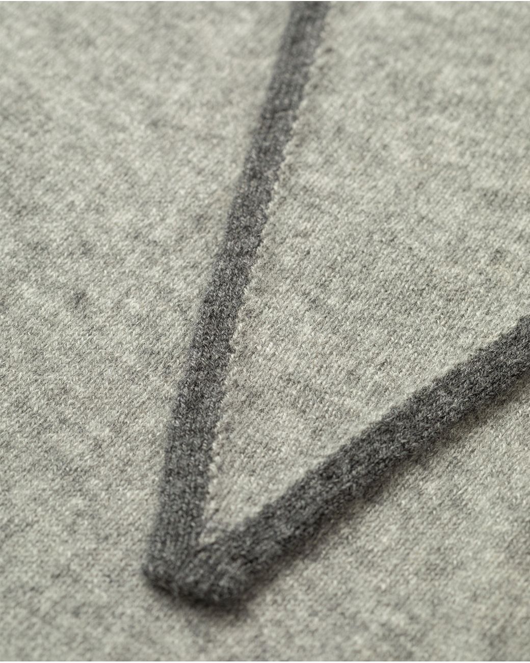 Johnstons Gray Ethel Cashmere Diamond Scarf
