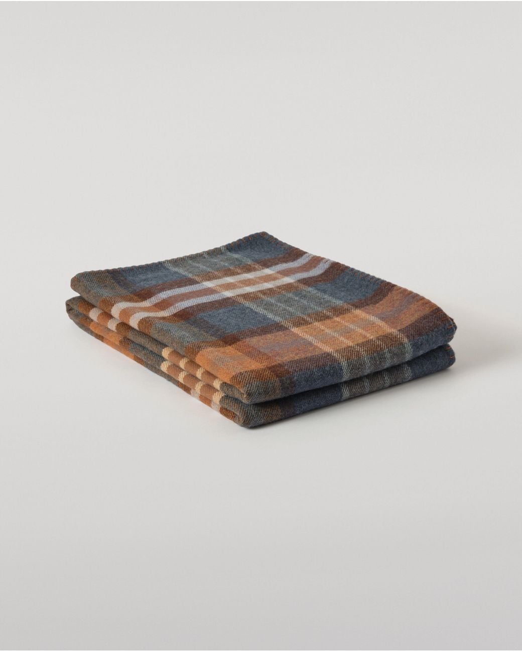 Johnstons Gray Double Face & Wool Throw