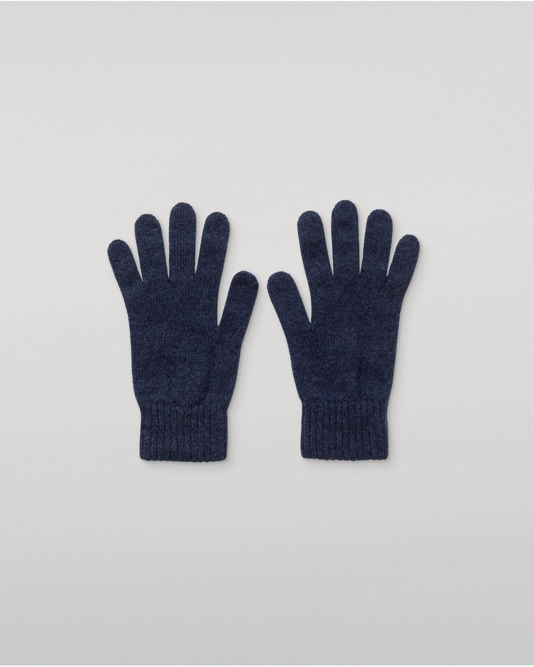 Johnstons Blue Patrick Cashmere Gloves for men