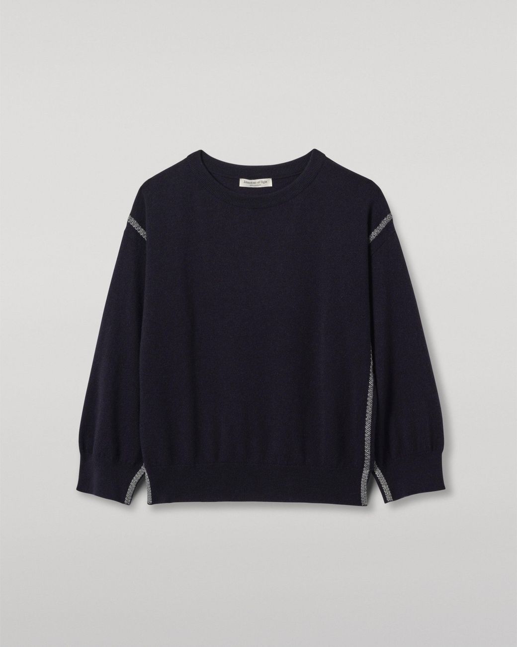 Johnstons Blue Tilda Dark Cashmere Jumper
