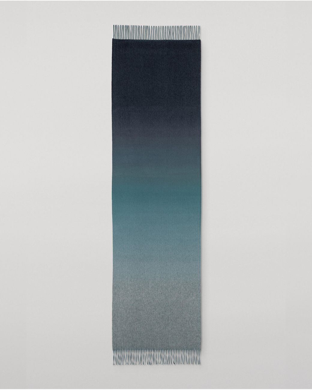 Johnstons Blue Umbra Ombré Cashmere Stole