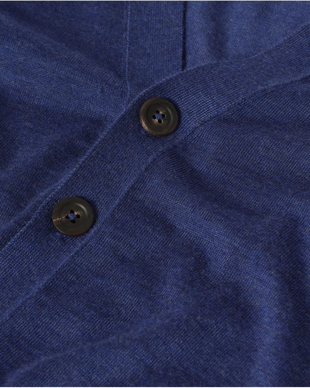 Johnstons Blue Forsyth Superfine Cashmere Cardigan for men