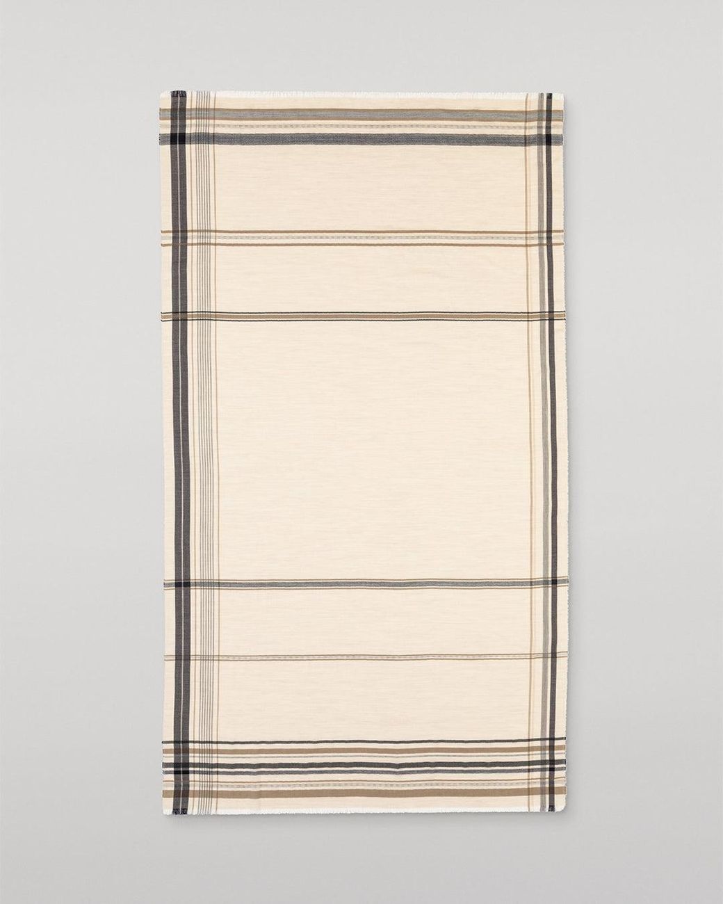 Johnstons Natural Helmina Cashmere Scarf