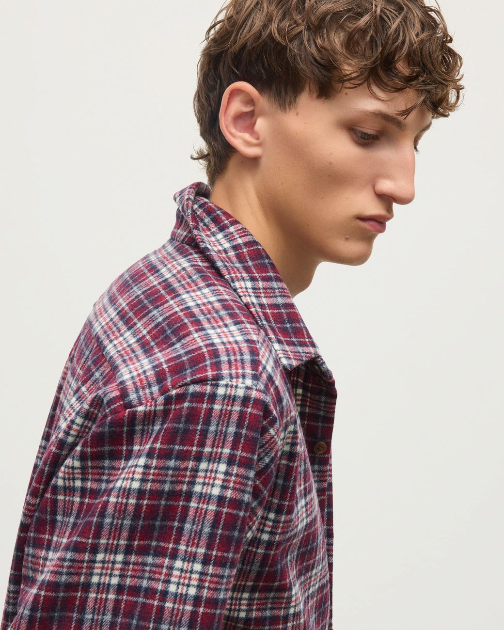 Johnstons Multicolor Capercaillie Plaid Overshirt
