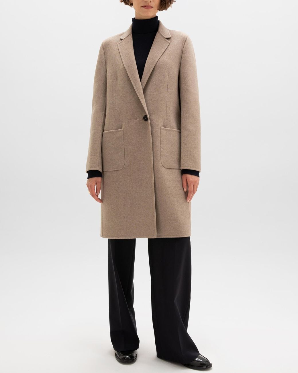 Johnstons Natural Light Cashmere Coat