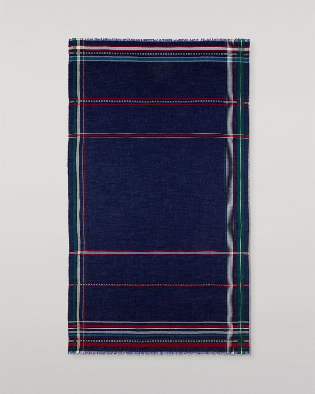 Johnstons Blue Helmina Cashmere Scarf