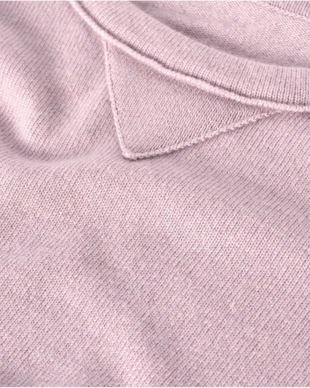 Johnstons Pink Stella Light Cashmere Sweatshirt