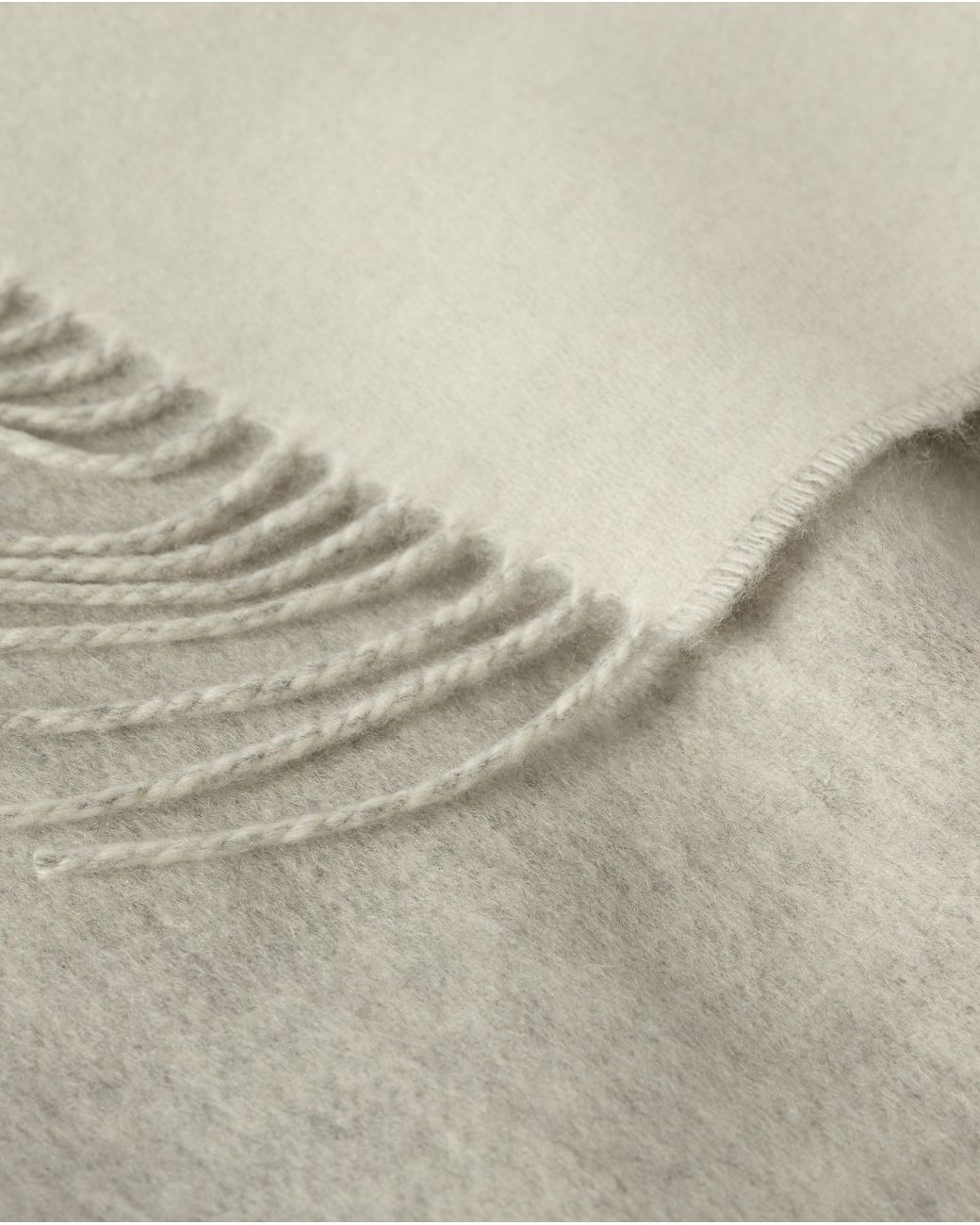 Johnstons Gray Reversible Light & Cashmere Throw