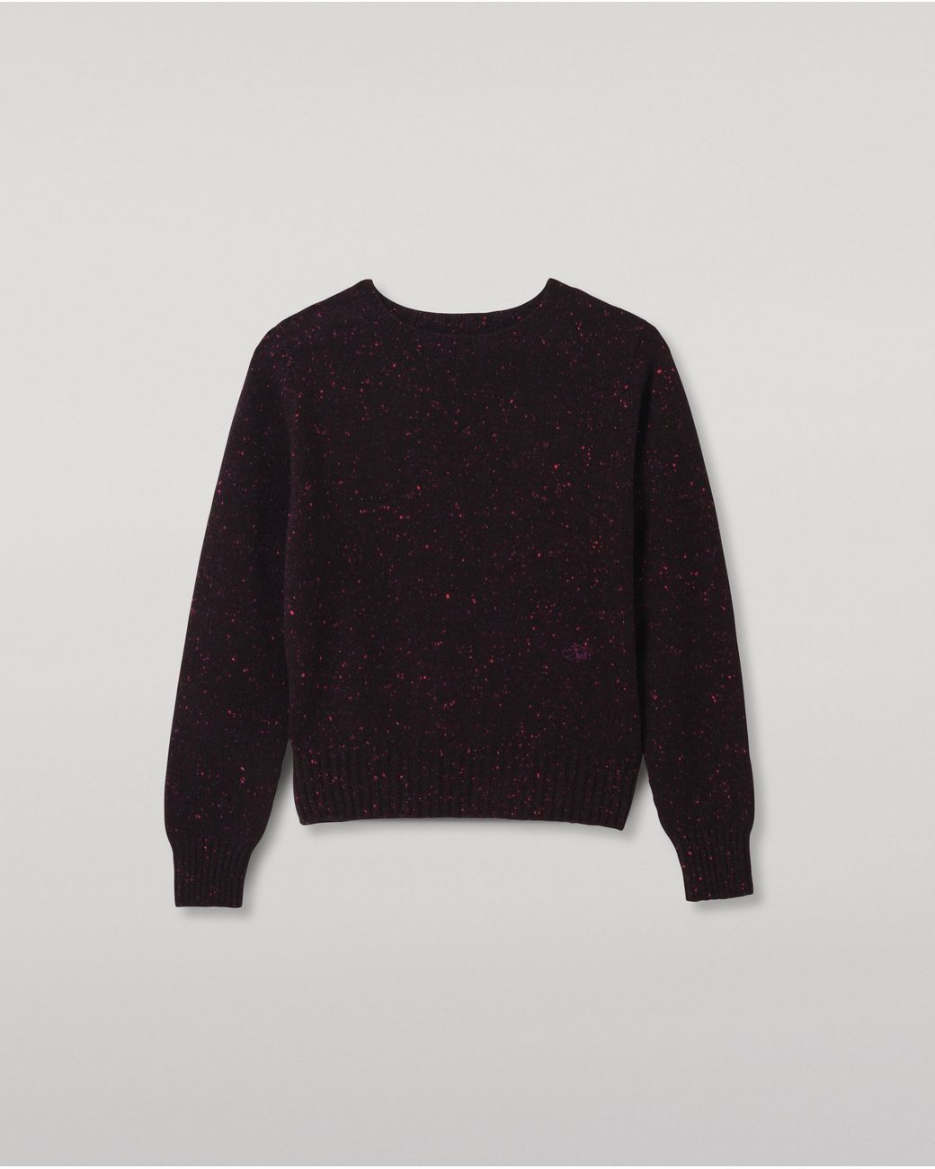 Johnstons Black Cairn Donegal Cashmere Jumper