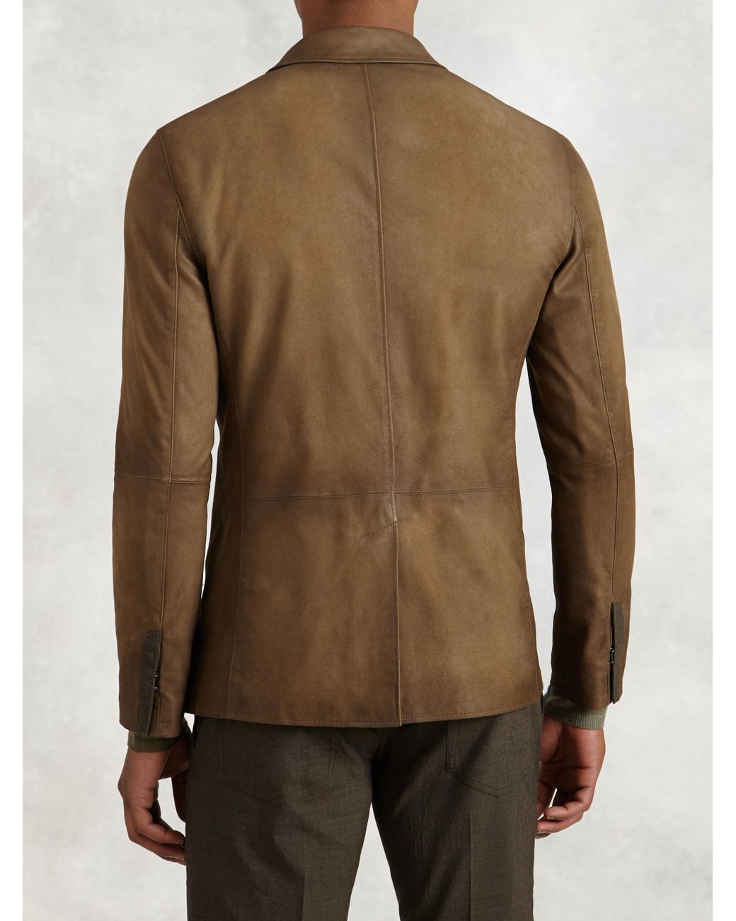 John varvatos suede deals hook and bar jacket