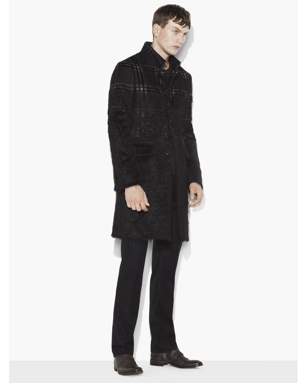 John varvatos sale wool coat