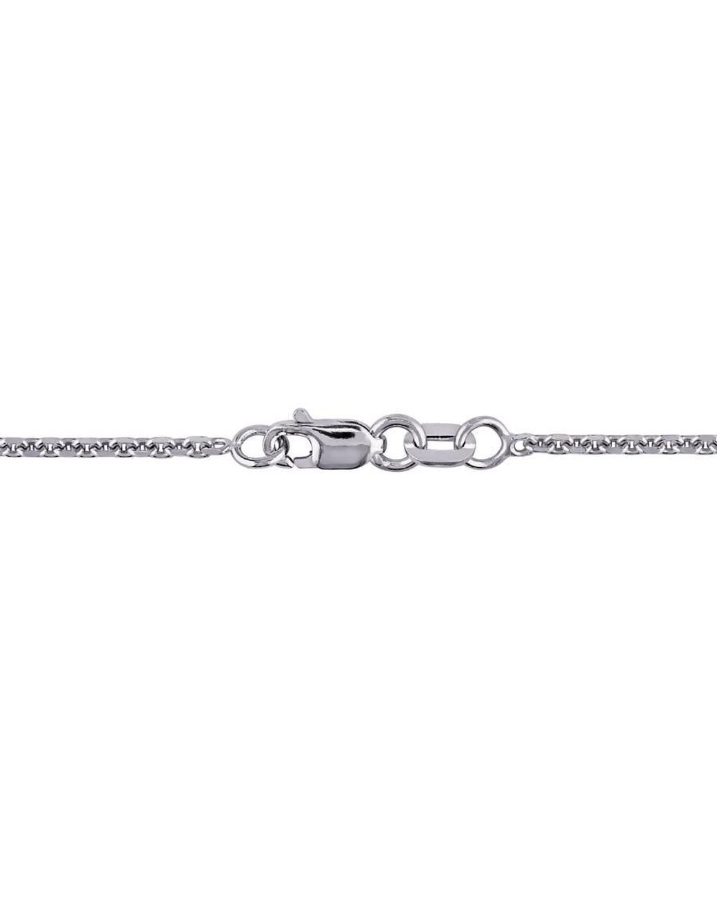 Created Forever Metallic 1 Ct Tw Lab-Grown Diamond Solitaire Necklace for men