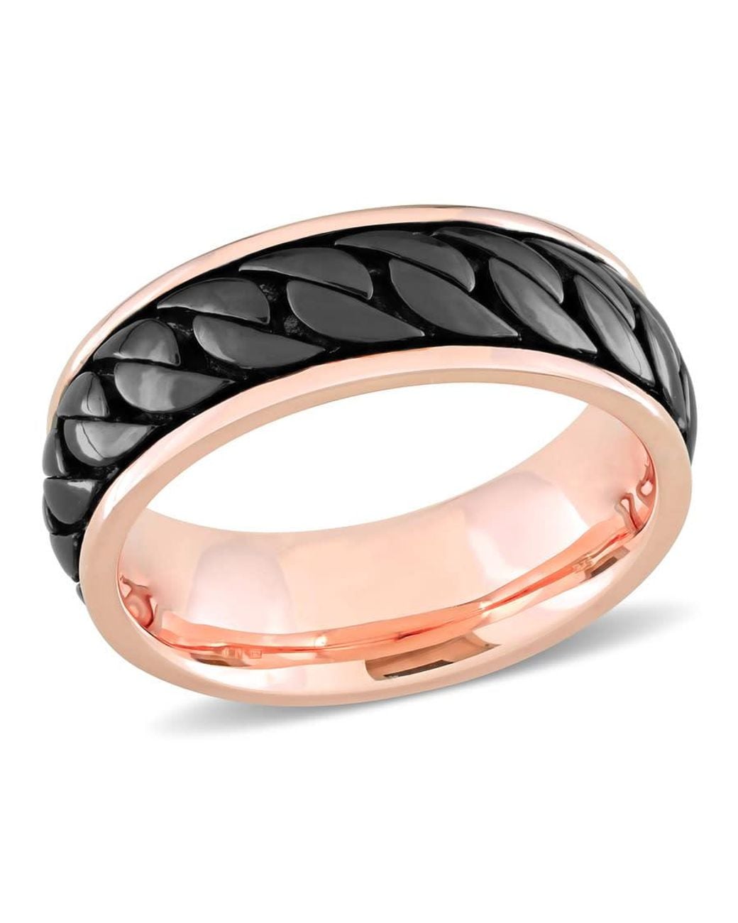 Amour Multicolor Ribbed Design Ring for men