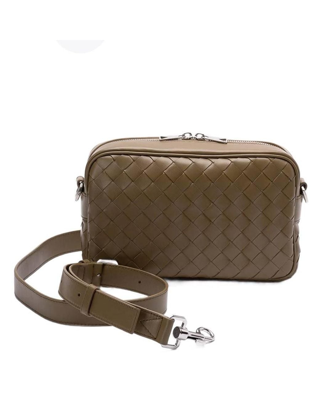 Bottega Veneta Multicolor Small Intrecciato Leather Camera Bag for men