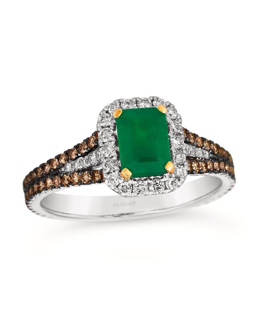Le Vian Green Ladies New Emerald Cocktail Rings Set for men