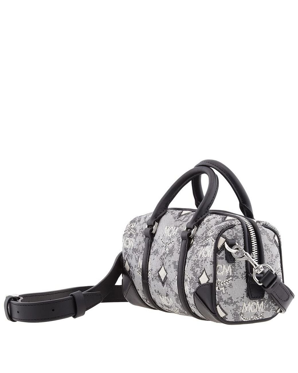 Mcm monogram boston bag clearance