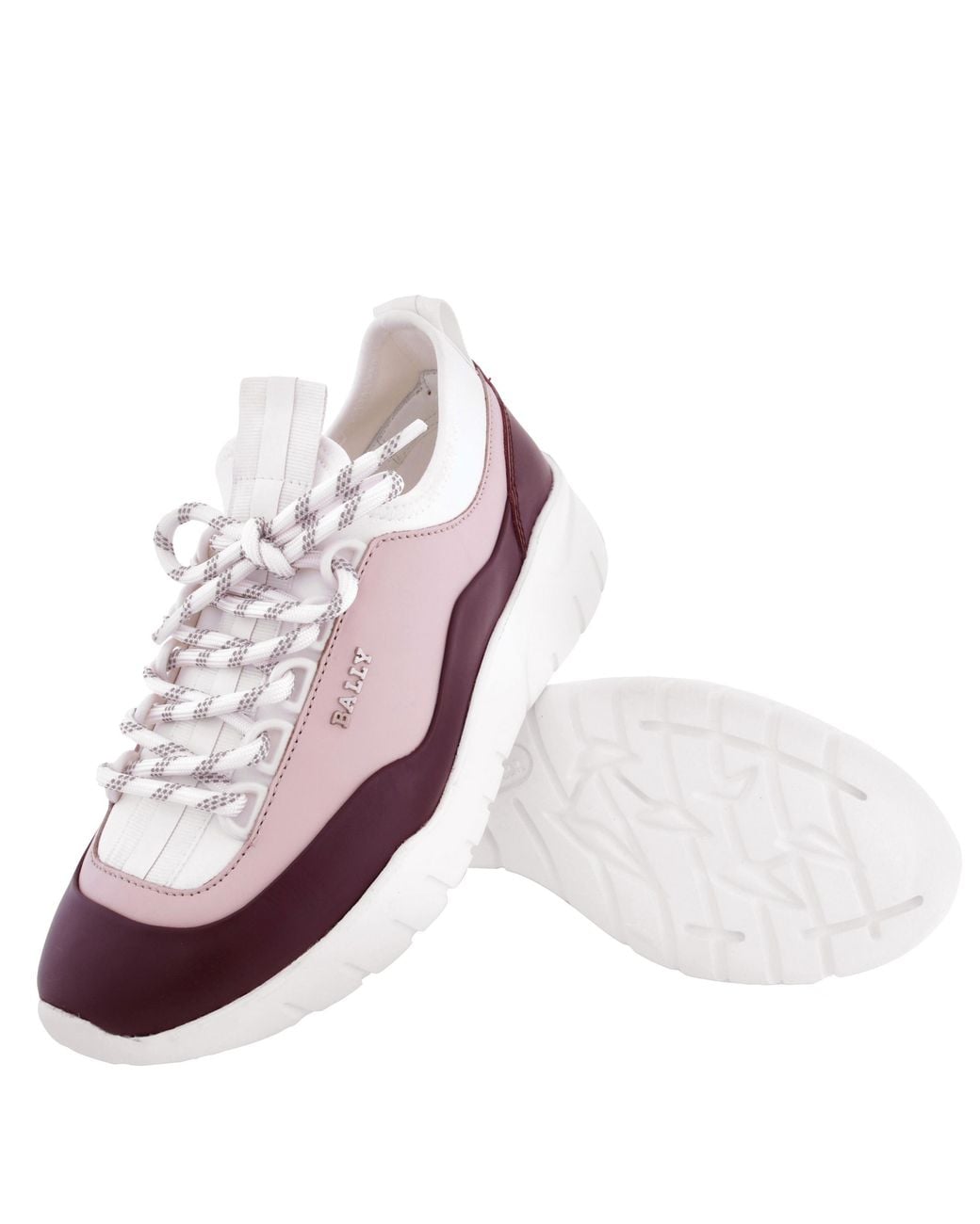 Bally Purple Bienne Bikki Leather Low-Top Sneakers, Brand Size 35 Us Size 4.5 for men