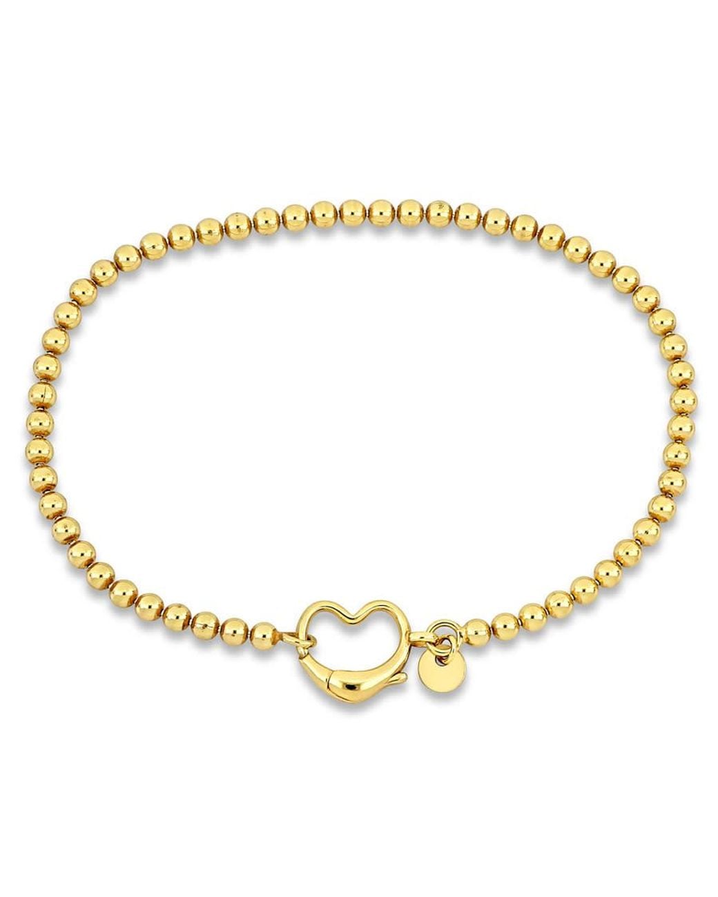 Amour Metallic Paper Clip Link Bracelet