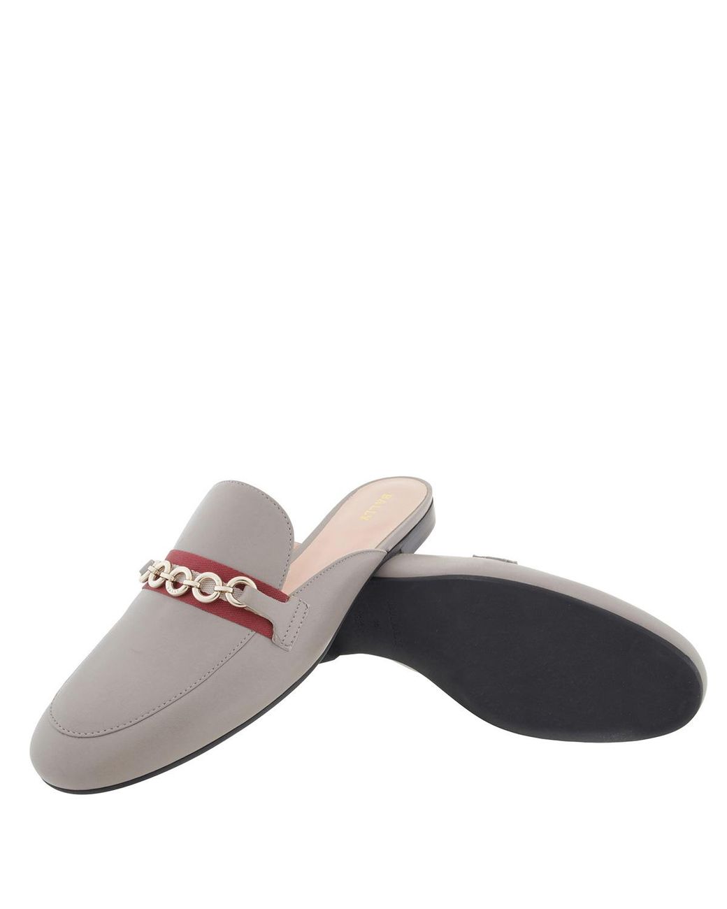 Bally Brown Christiana Nappa Leather Slippers, Brand Size 36 Us