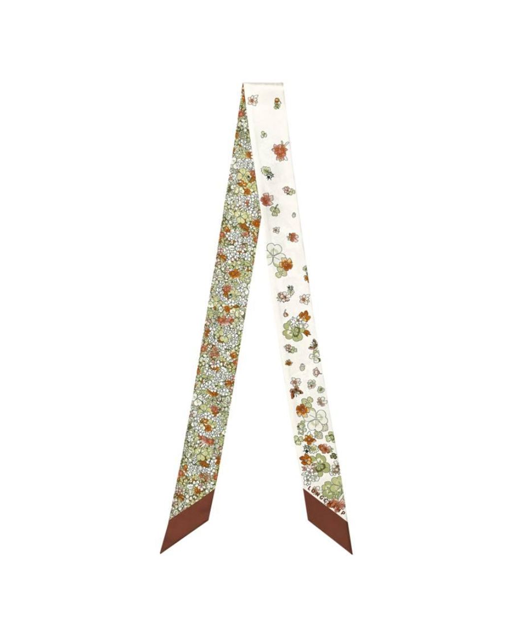 Longchamp Metallic Frise Fleurie Silk Headband for men
