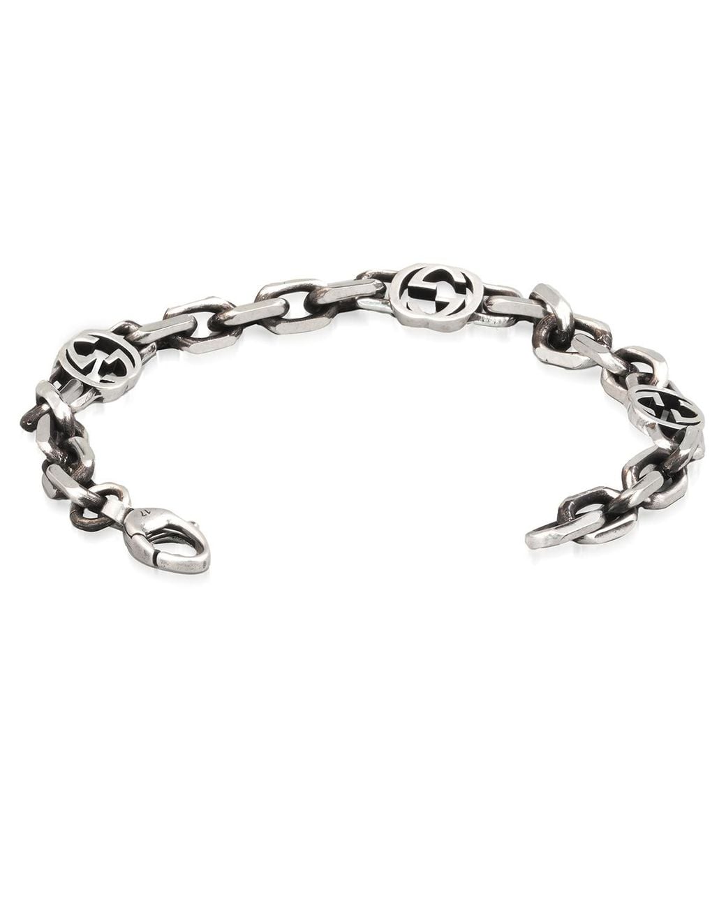 Gucci Metallic Bracelet With Interlocking G
