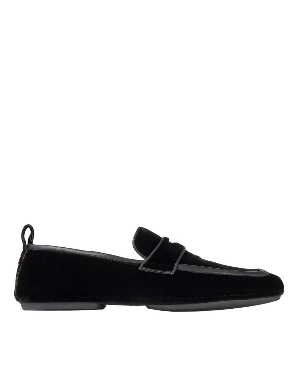 Jimmy Choo Black Buxton Velvet Loafers, Brand Size 39.5 Us for men