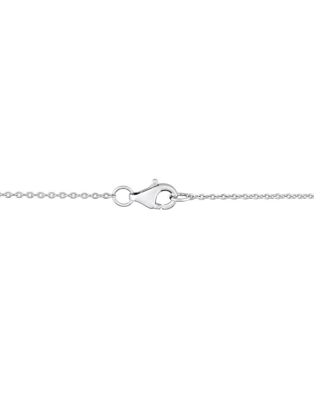 Amour Metallic 4/5Ct Tdw Diamond Lariat Necklace for men