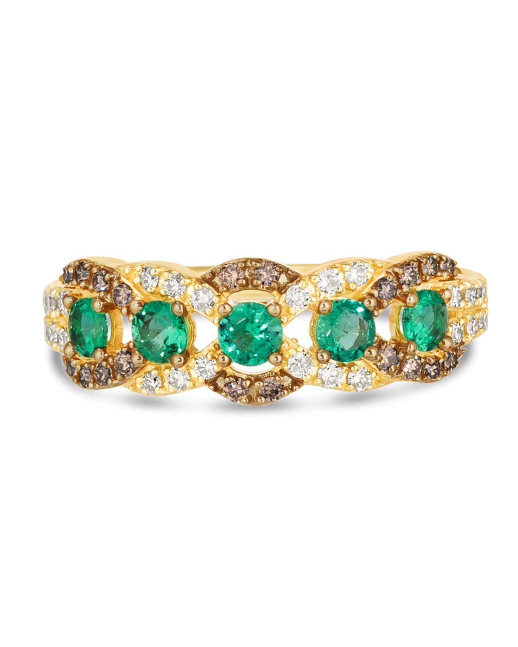 Le Vian Blue Costa Smeralda Emeralds Ring Set for men