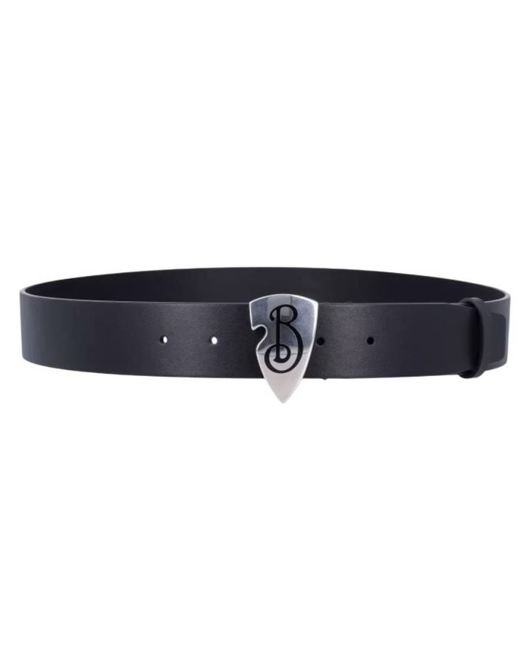 Burberry Blue Leather B Shield Belt for men