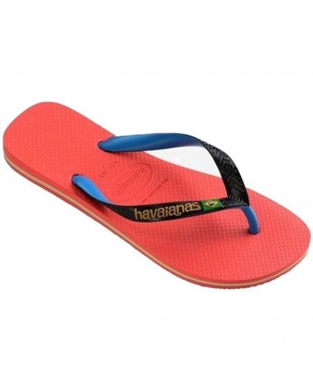 Havaianas Blue Havianas Brasil Mix Flip Flops, Brand Size 41/42 Us